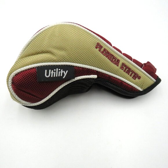 Florida State Seminoles Golf Utility Club Headcover Embroidered Logo Red Gold‎ - Picture 3 of 8